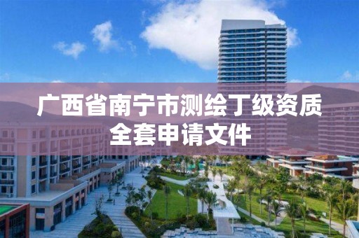 廣西省南寧市測繪丁級資質全套申請文件