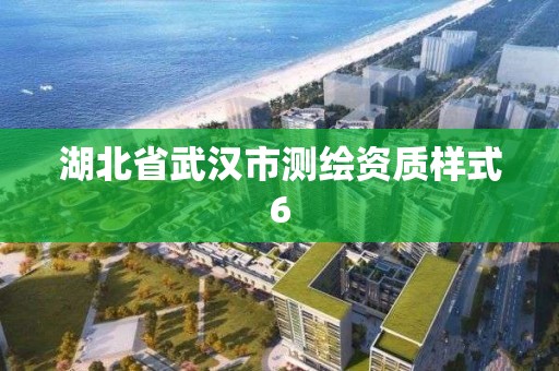 湖北省武漢市測繪資質樣式6