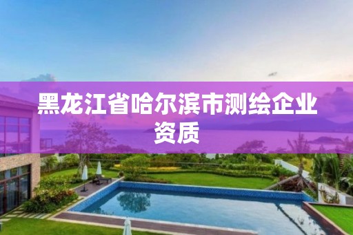 黑龍江省哈爾濱市測繪企業資質