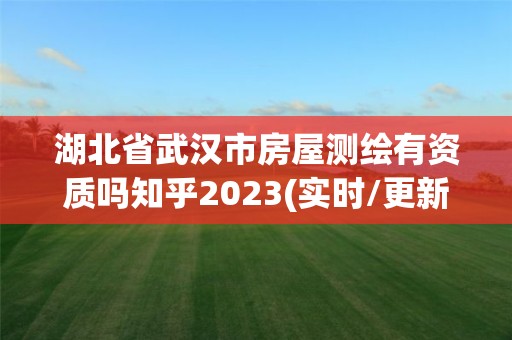 湖北省武漢市房屋測繪有資質嗎知乎2023(實時/更新中)