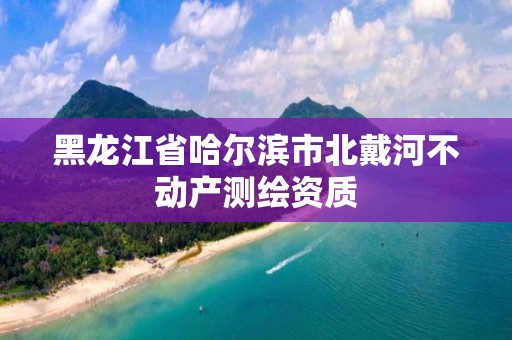 黑龍江省哈爾濱市北戴河不動(dòng)產(chǎn)測(cè)繪資質(zhì)