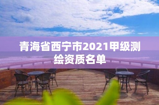 青海省西寧市2021甲級測繪資質名單