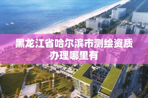 黑龍江省哈爾濱市測(cè)繪資質(zhì)辦理哪里有