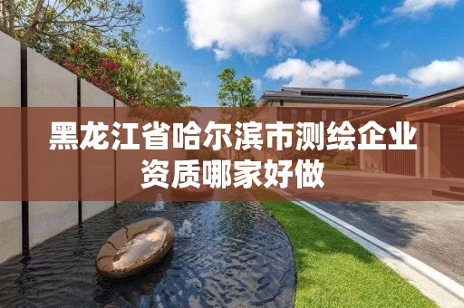 黑龍江省哈爾濱市測繪企業資質哪家好做