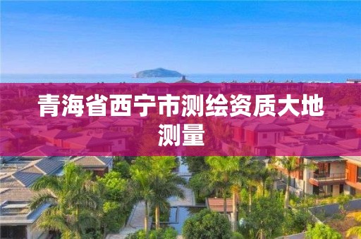 青海省西寧市測繪資質大地測量