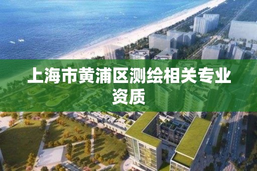 上海市黃浦區測繪相關專業資質