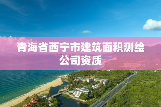 青海省西寧市建筑面積測繪公司資質