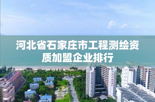 河北省石家莊市工程測繪資質加盟企業(yè)排行