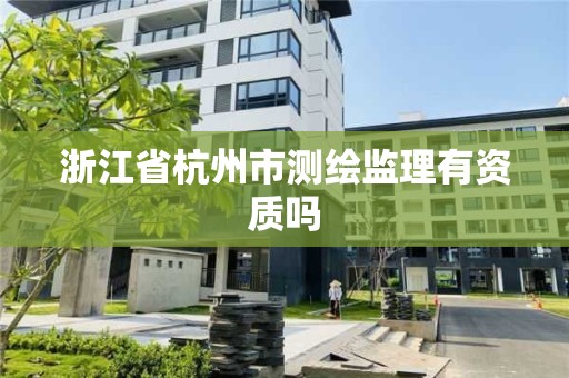 浙江省杭州市測繪監理有資質嗎