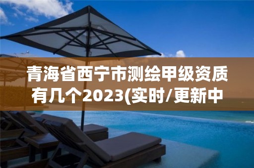 青海省西寧市測繪甲級資質有幾個2023(實時/更新中)