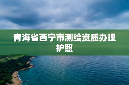 青海省西寧市測繪資質(zhì)辦理護(hù)照