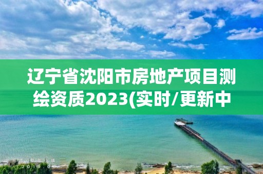 遼寧省沈陽市房地產項目測繪資質2023(實時/更新中)