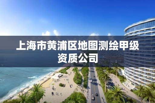 上海市黃浦區地圖測繪甲級資質公司