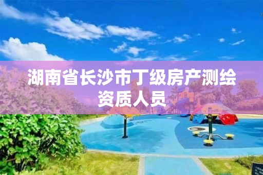 湖南省長(zhǎng)沙市丁級(jí)房產(chǎn)測(cè)繪資質(zhì)人員