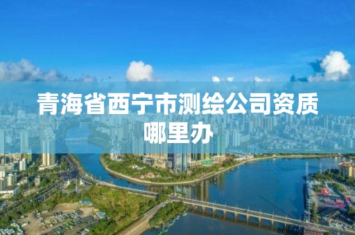 青海省西寧市測繪公司資質哪里辦