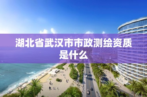 湖北省武漢市市政測繪資質(zhì)是什么