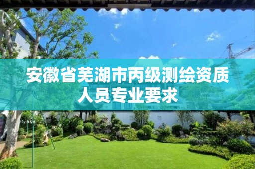 安徽省蕪湖市丙級測繪資質人員專業要求