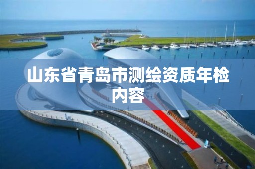 山東省青島市測繪資質年檢內容