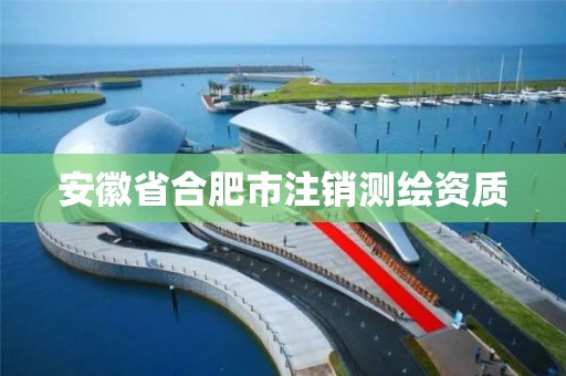 安徽省合肥市注銷測繪資質(zhì)