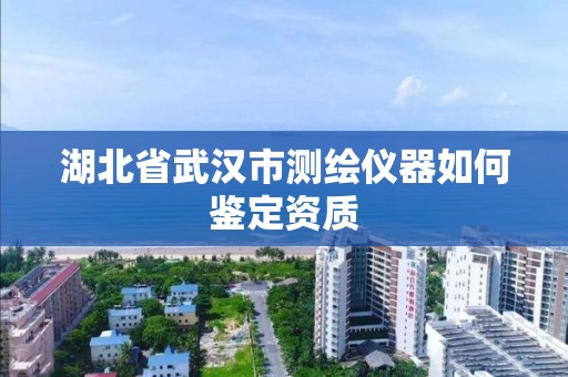 湖北省武漢市測繪儀器如何鑒定資質