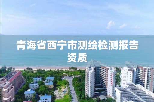 青海省西寧市測繪檢測報告資質