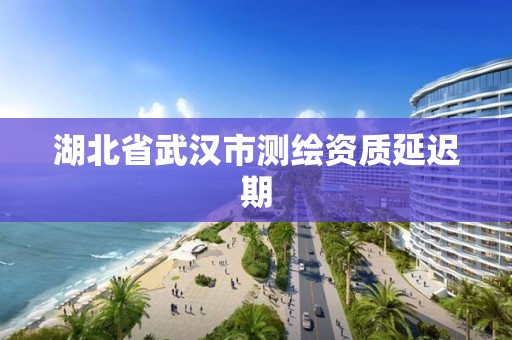 湖北省武漢市測繪資質延遲期