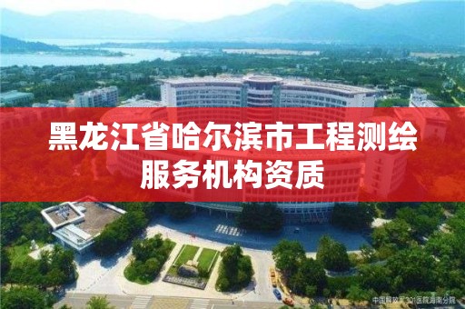 黑龍江省哈爾濱市工程測繪服務機構資質