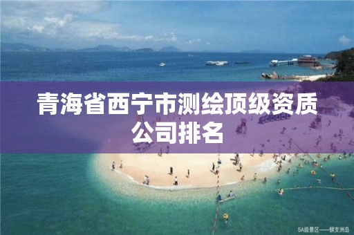 青海省西寧市測繪頂級資質公司排名