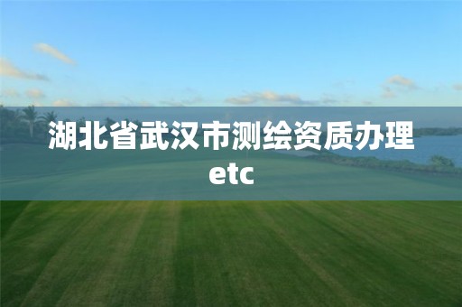 湖北省武漢市測繪資質辦理etc