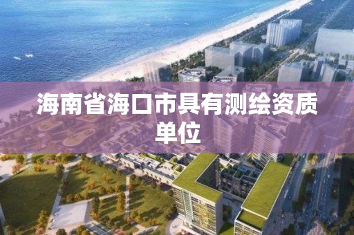 海南省海口市具有測繪資質單位