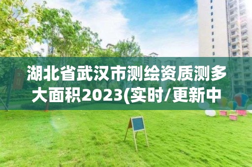 湖北省武漢市測繪資質測多大面積2023(實時/更新中)