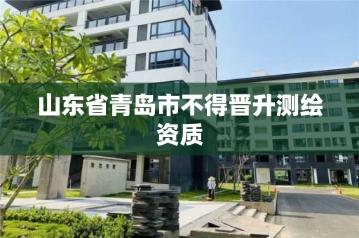 山東省青島市不得晉升測繪資質(zhì)