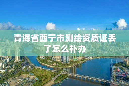 青海省西寧市測繪資質證丟了怎么補辦