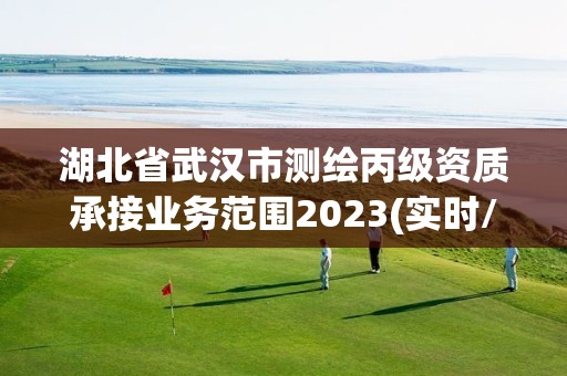 湖北省武漢市測繪丙級資質承接業務范圍2023(實時/更新中)