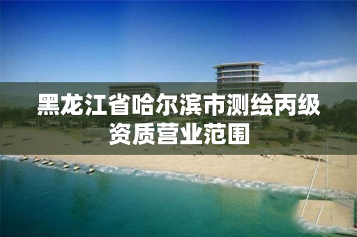 黑龍江省哈爾濱市測繪丙級資質營業范圍