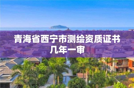 青海省西寧市測繪資質證書幾年一審