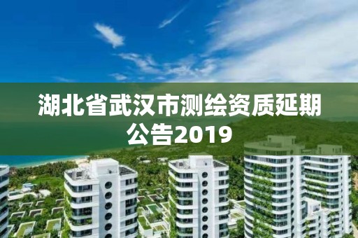 湖北省武漢市測繪資質延期公告2019