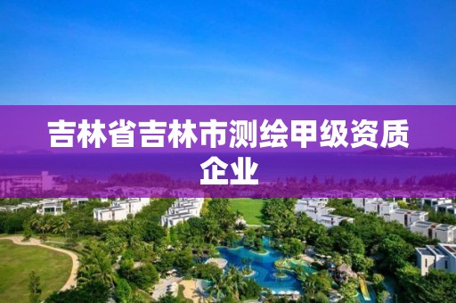 吉林省吉林市測繪甲級資質企業(yè)