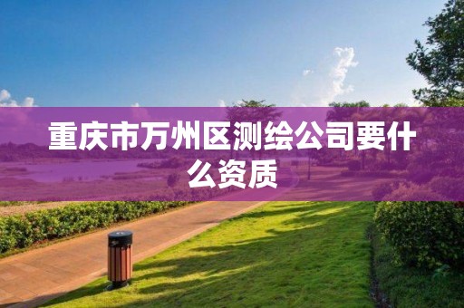 重慶市萬州區測繪公司要什么資質