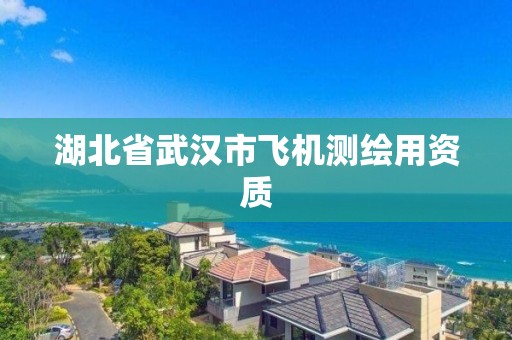 湖北省武漢市飛機測繪用資質(zhì)