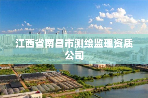 江西省南昌市測繪監理資質公司