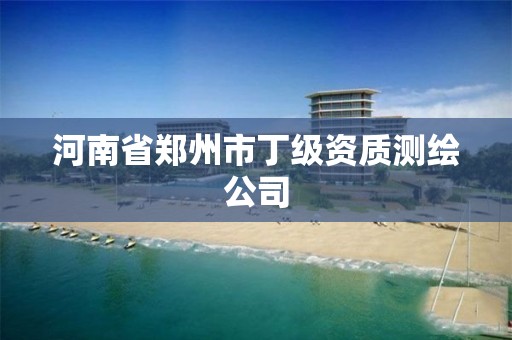 河南省鄭州市丁級資質(zhì)測繪公司