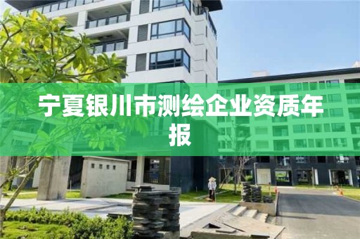 寧夏銀川市測繪企業(yè)資質年報