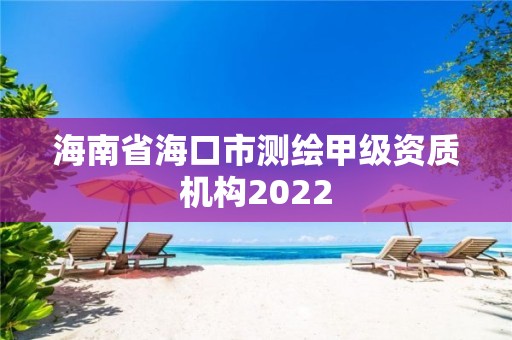 海南省海口市測繪甲級資質機構2022