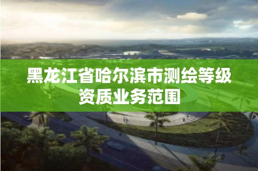 黑龍江省哈爾濱市測繪等級資質業務范圍