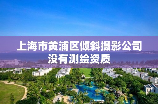 上海市黃浦區(qū)傾斜攝影公司沒有測繪資質(zhì)