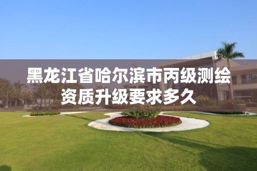 黑龍江省哈爾濱市丙級測繪資質升級要求多久