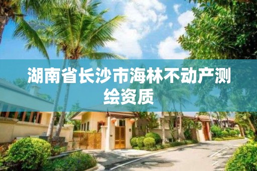 湖南省長沙市海林不動產測繪資質