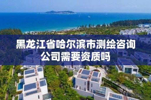 黑龍江省哈爾濱市測繪咨詢公司需要資質嗎