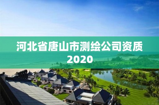 河北省唐山市測繪公司資質2020